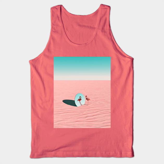 Pink Sand Tank Top by NineSidedShape